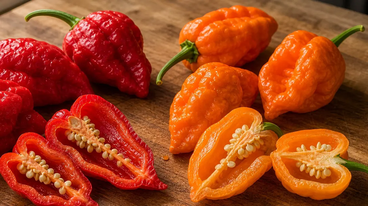 Additional 7 Pot Douglah and Ghost Pepper comparison view