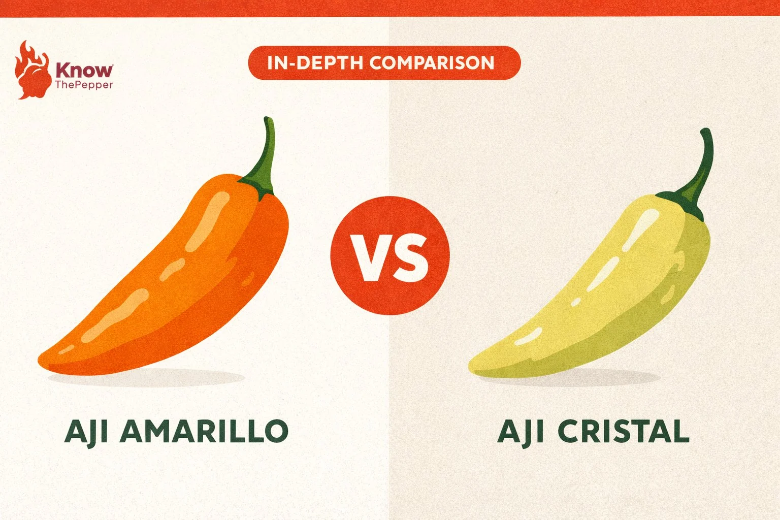 Aji Amarillo vs Aji Cristal comparison
