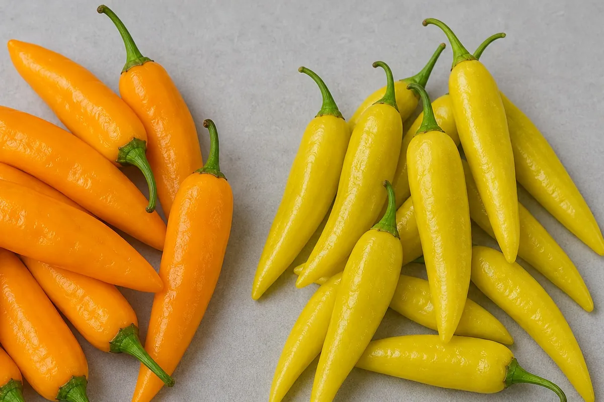Additional Aji Amarillo and Aji Limo comparison view