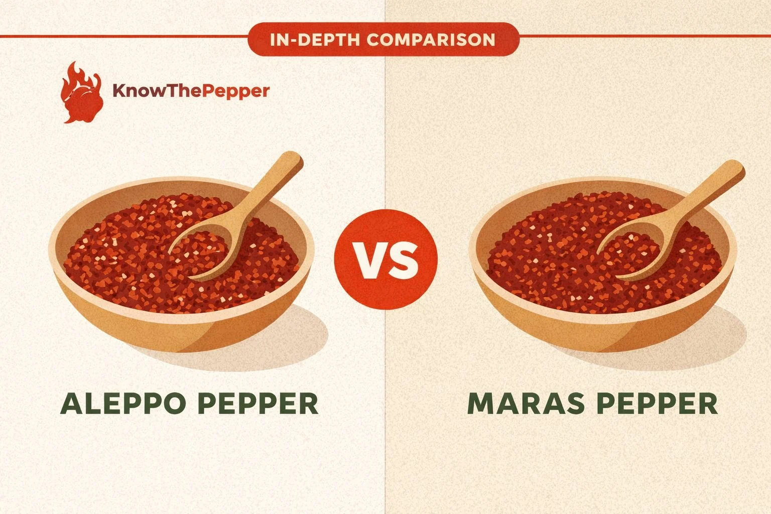 Aleppo Pepper vs Maras Pepper comparison