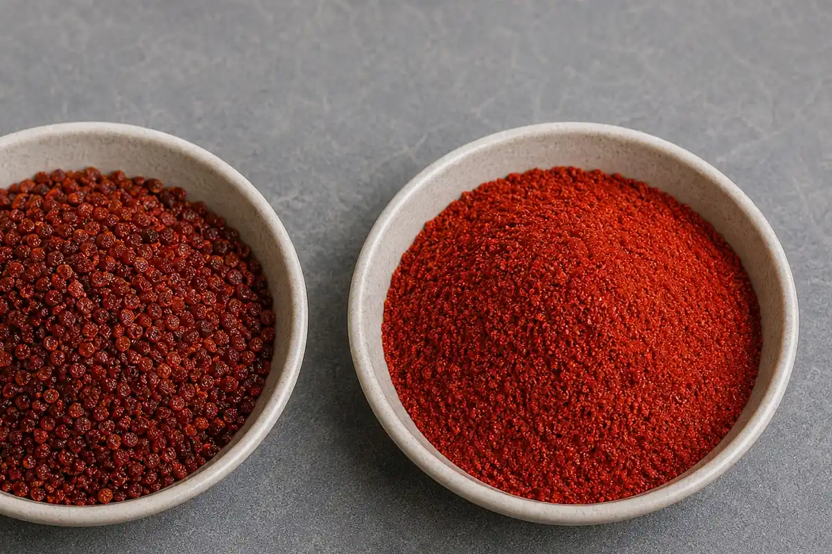 Additional Aleppo Pepper and Kashmiri Chili comparison view