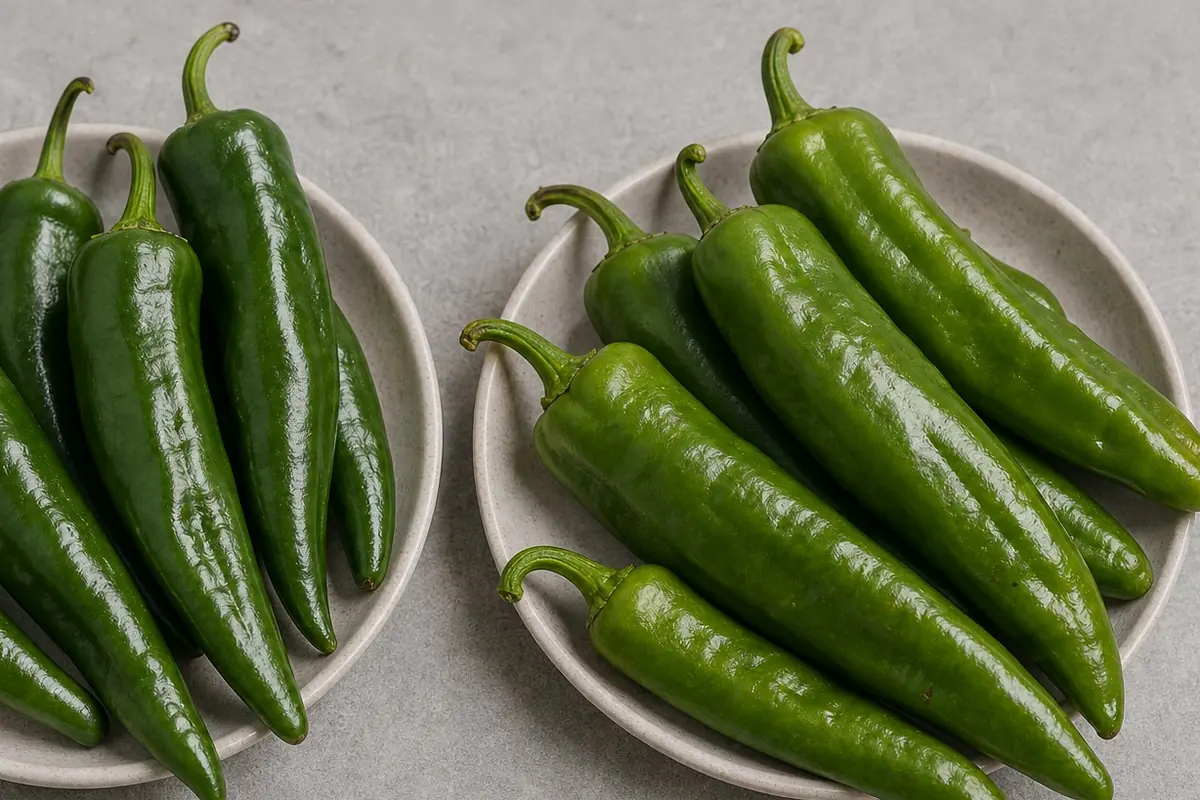 Additional Anaheim Pepper and Hatch Chile comparison view