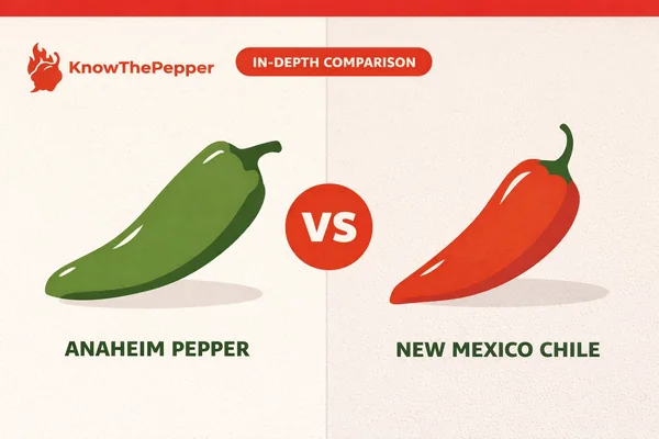 Anaheim Pepper vs New Mexico Chile: What's the Difference?