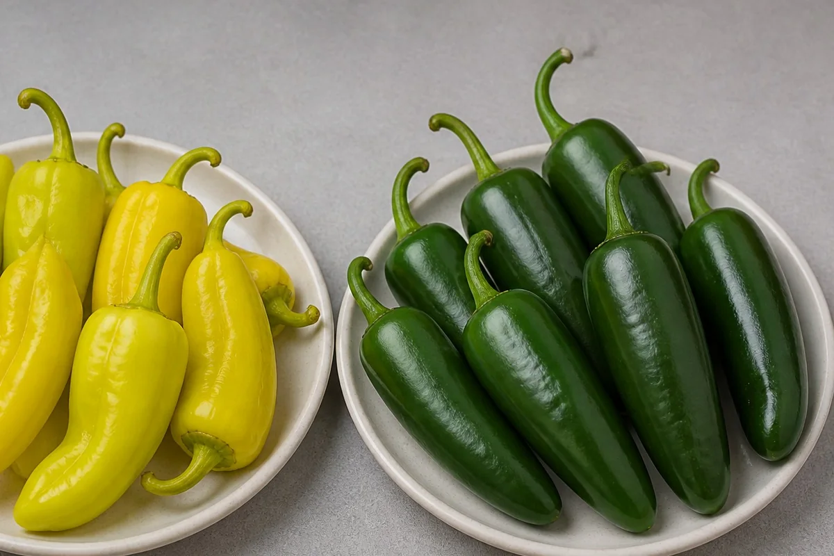 Additional Banana Pepper and Jalapeño comparison view
