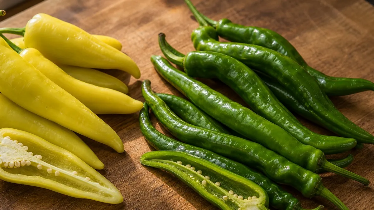 Additional Banana Pepper and Long Hot Italian comparison view