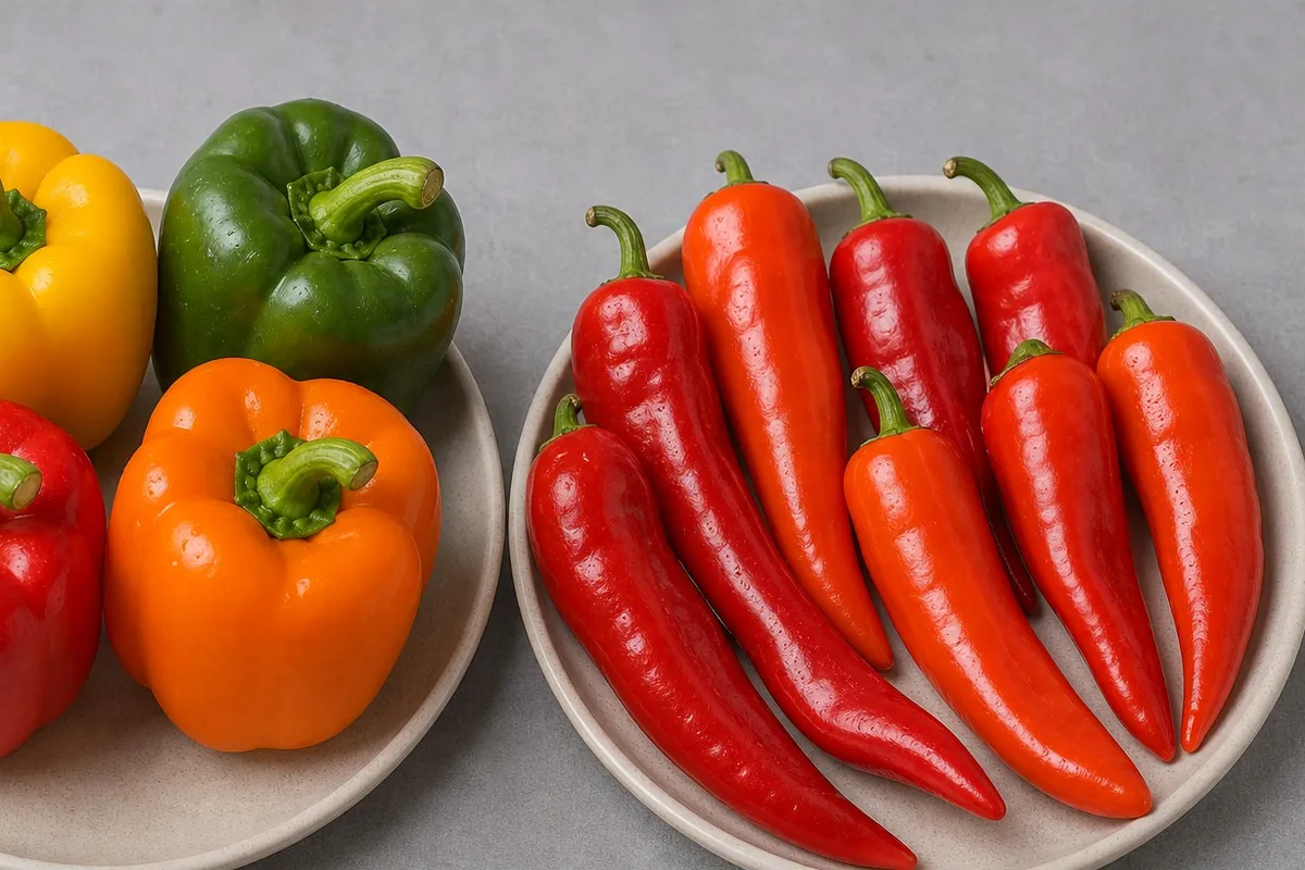 Additional Bell Pepper and Paprika Pepper comparison view