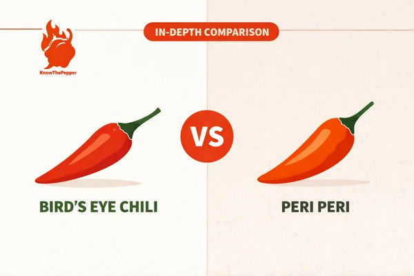 Bird's Eye Chili vs Peri Peri – Heat & Flavor Compared