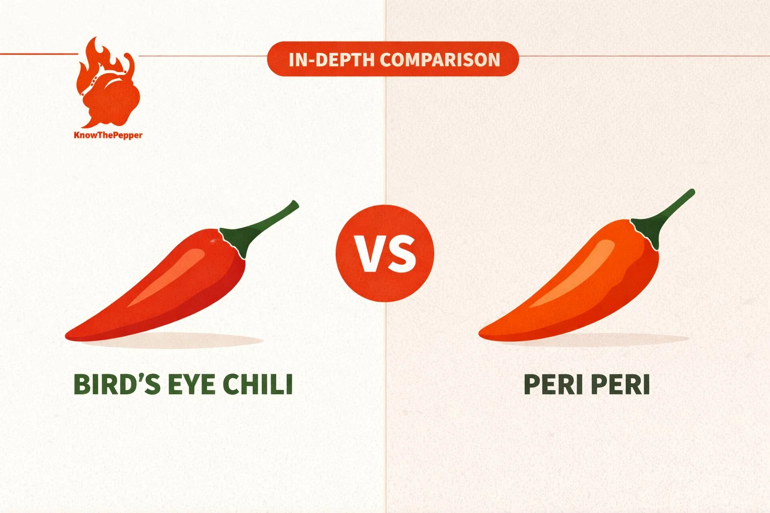 Bird's Eye Chili vs Peri Peri comparison