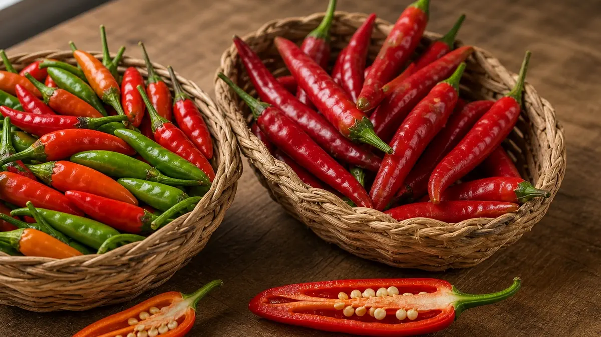 Additional Bird's Eye Chili and Siling Labuyo comparison view