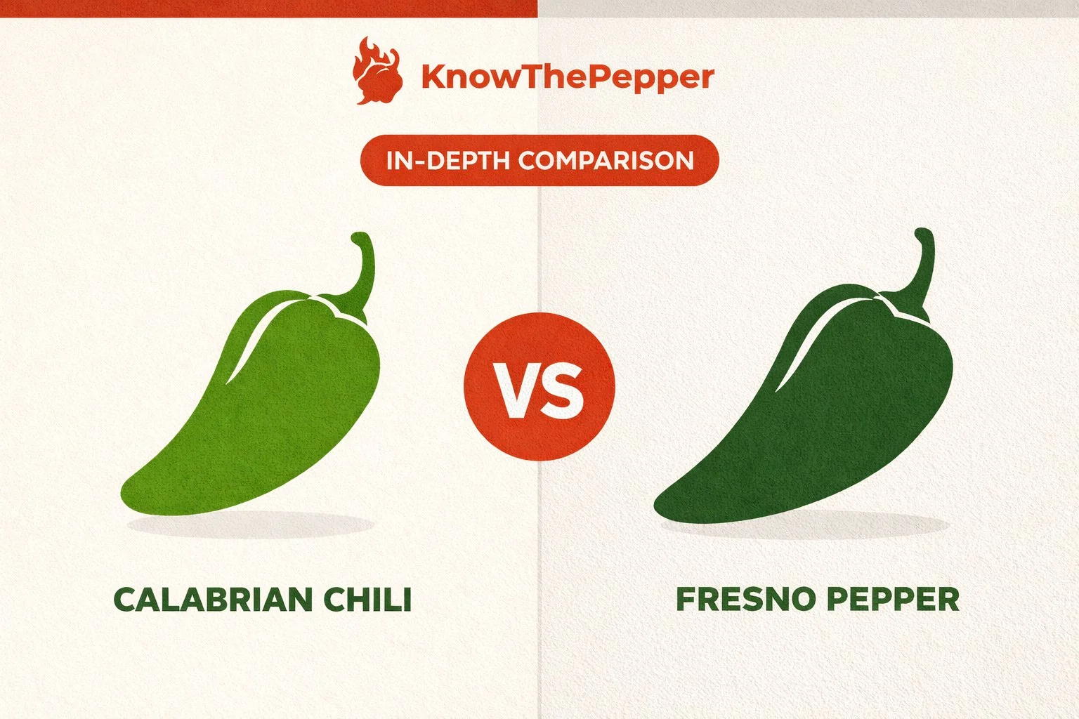 Calabrian Chili vs Fresno Pepper comparison