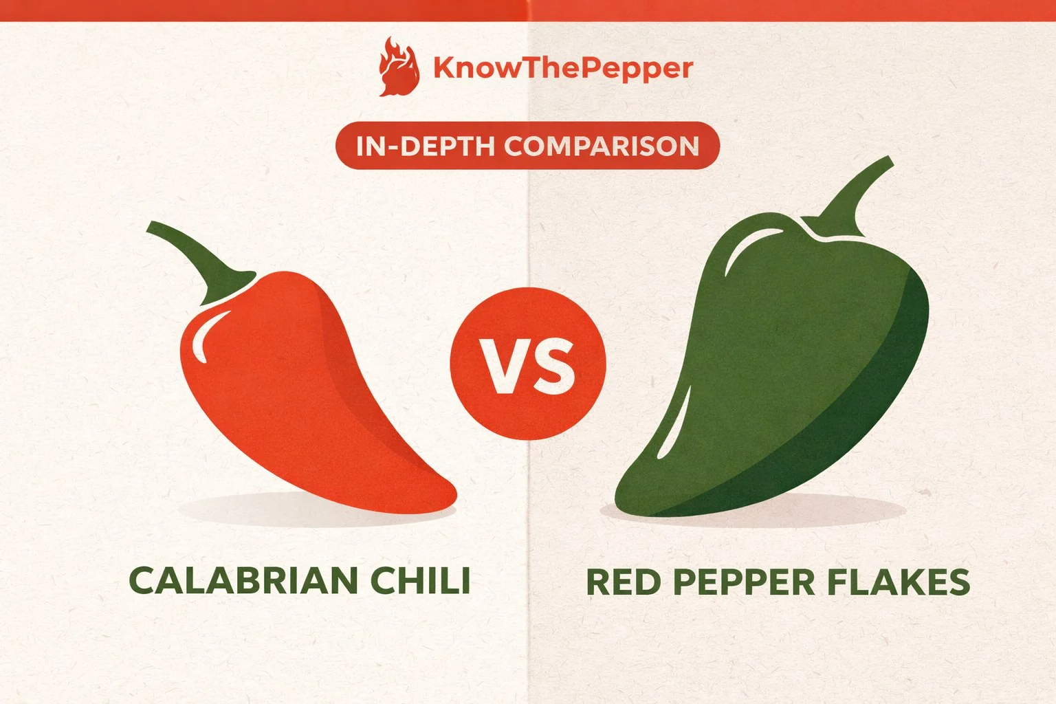 Calabrian Chili vs Red Pepper Flakes comparison