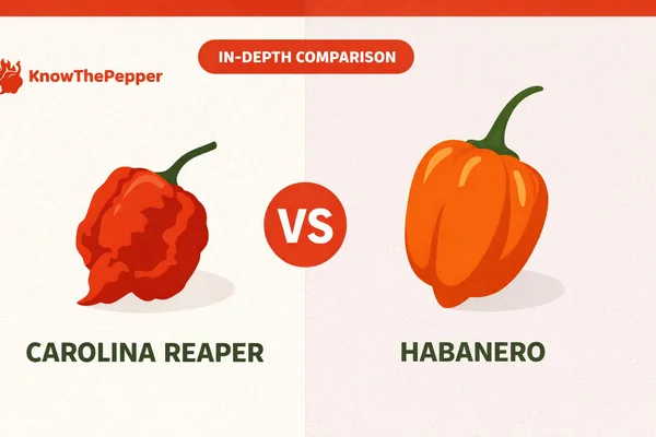 Carolina Reaper vs Habanero: What's the Difference?