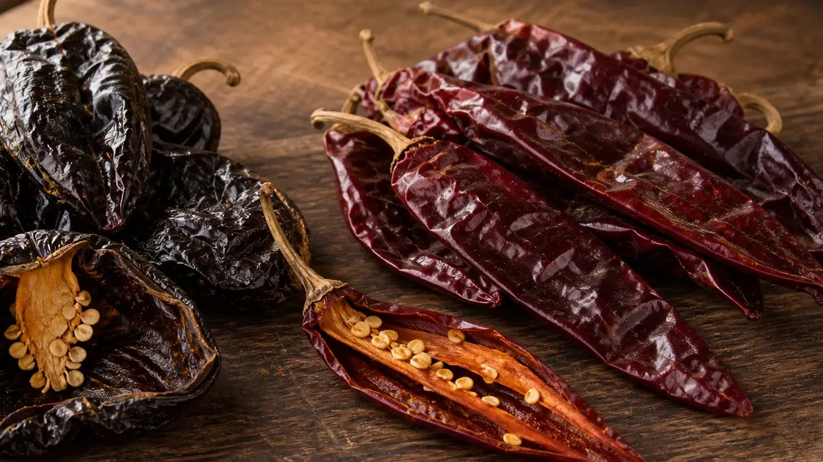 Additional Cascabel Pepper and Guajillo Pepper comparison view