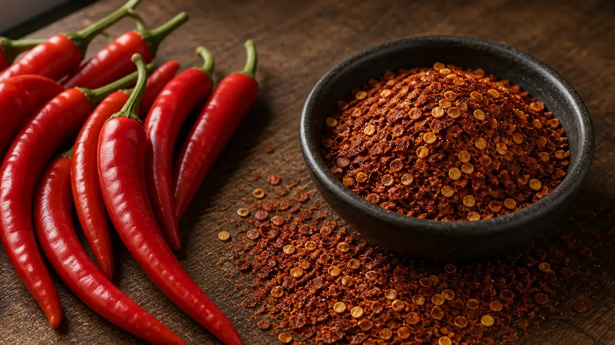 Additional Cayenne Pepper and Red Pepper Flakes comparison view