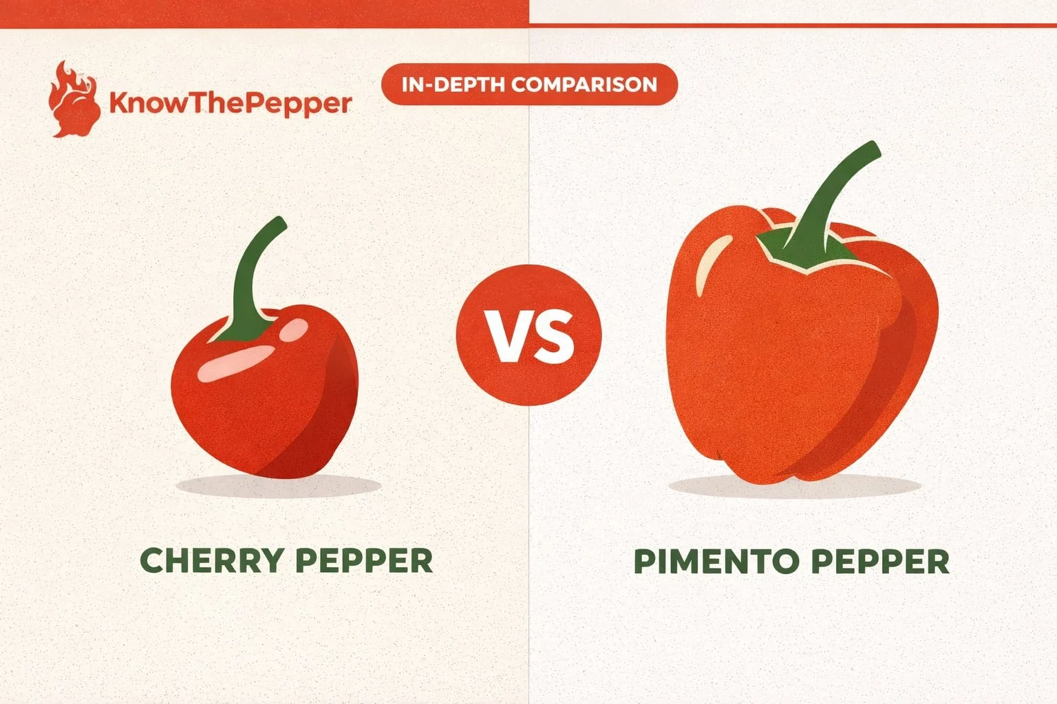 Cherry Pepper vs Pimento Pepper comparison