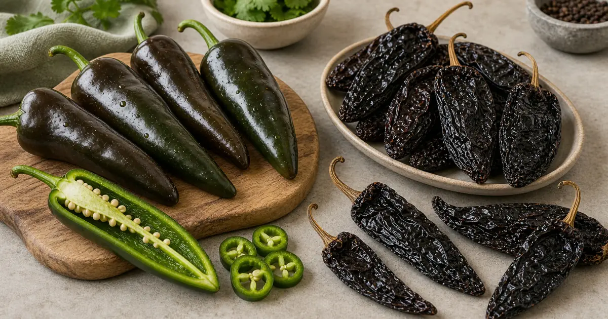 Chilaca Pepper vs Pasilla Pepper comparison