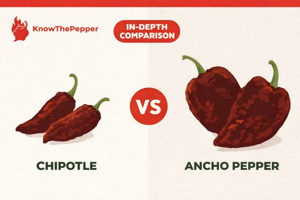 Chipotle vs Ancho: Heat, Flavor & Uses