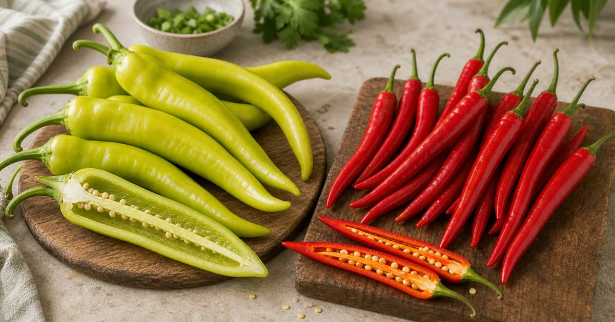Cowhorn Pepper vs Cayenne Pepper comparison