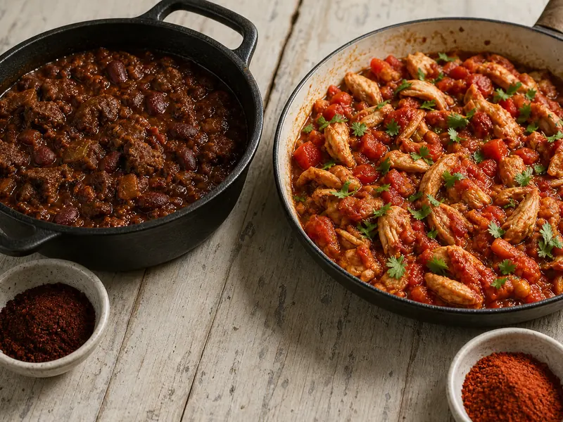 A closer look at Dark and Light Chili Powder