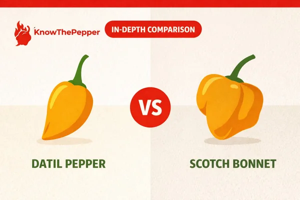 Datil Pepper vs Scotch Bonnet: Key Differences Explained