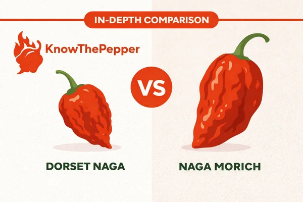 Dorset Naga vs Naga Morich Showdown: Heat, Flavor & Uses