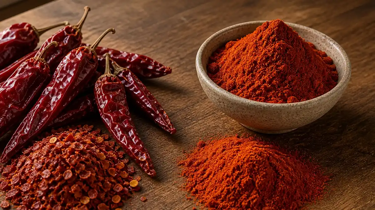 Additional Espelette Pepper and Paprika Pepper comparison view