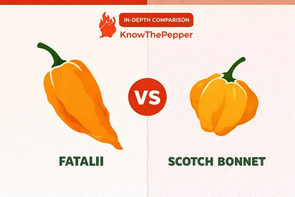 Fatalii vs Scotch Bonnet Showdown: Heat, Flavor & Uses