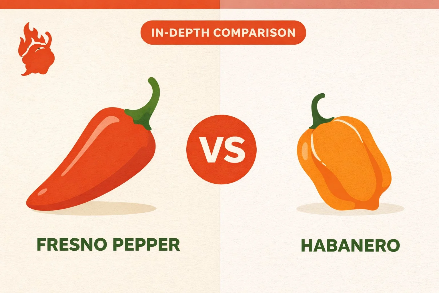 Fresno Pepper vs Habanero comparison