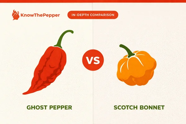 Ghost Pepper vs Scotch Bonnet – Heat & Flavor Compared