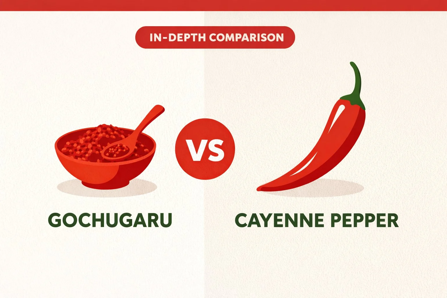 Gochugaru vs Cayenne Pepper comparison