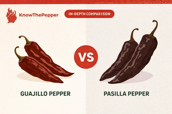 Guajillo Pepper vs Pasilla Pepper: Key Differences Explained