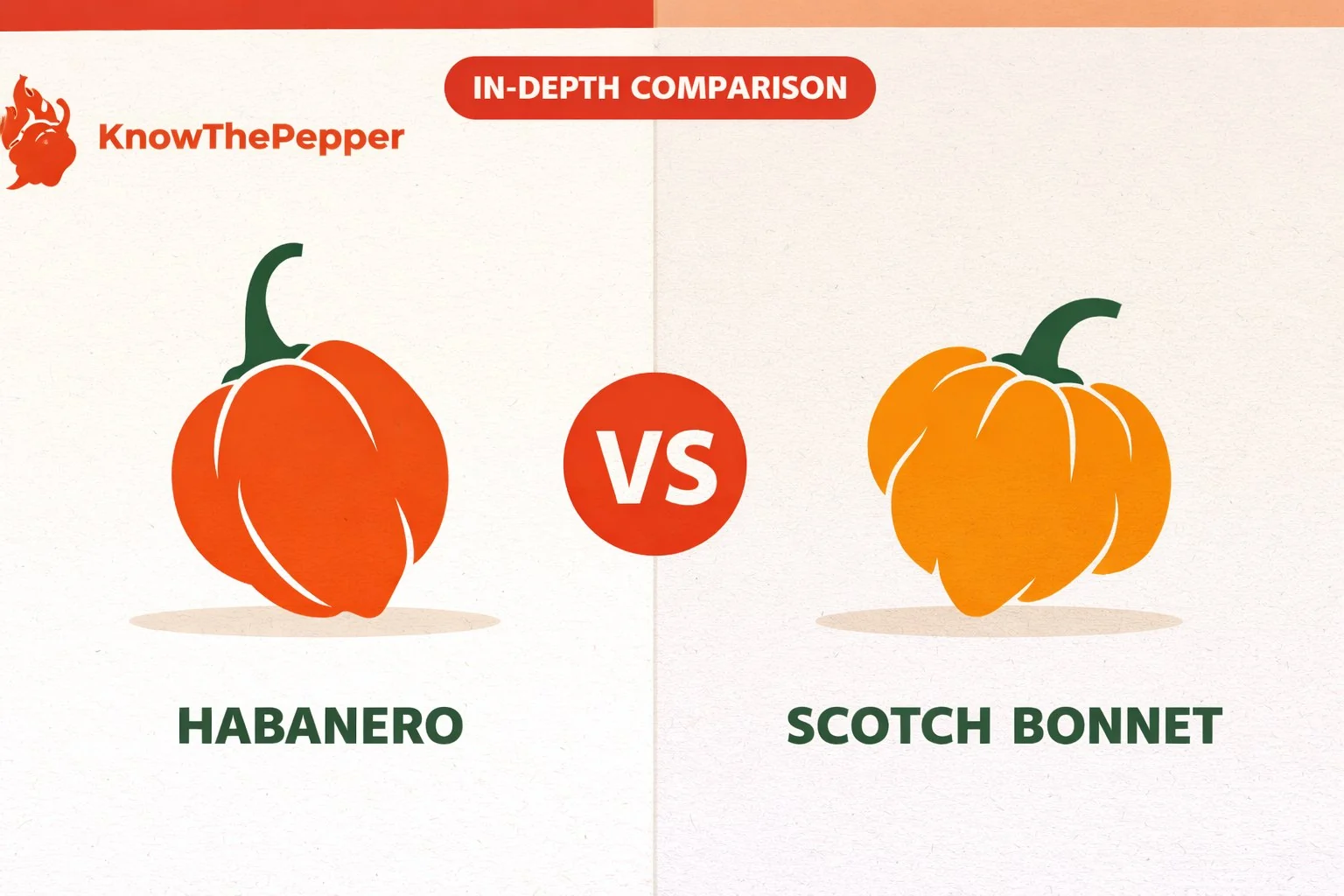 Habanero vs Scotch Bonnet comparison