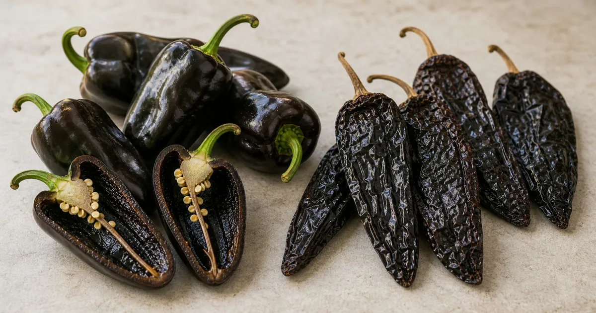 Holy Mole Pepper vs Pasilla Pepper comparison