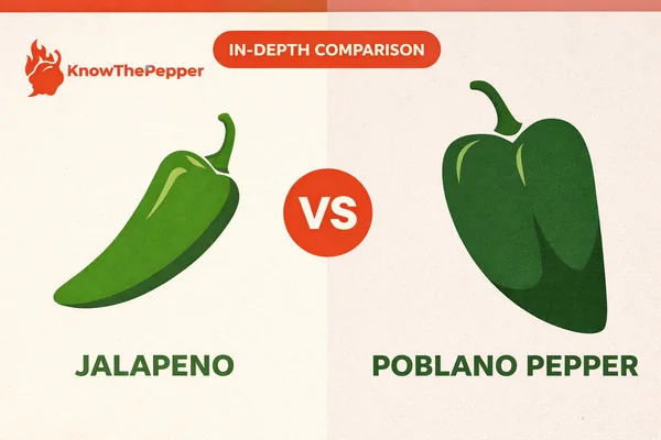 Jalapeño vs Poblano Pepper – Heat & Flavor Compared
