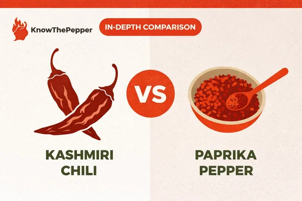 Comparing Kashmiri Chili and Paprika: Differences