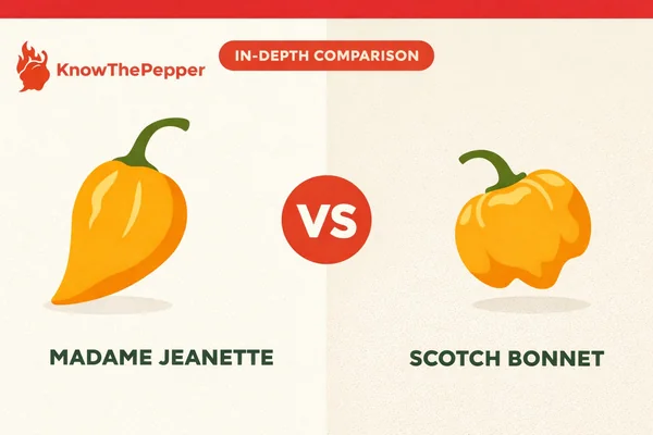 Madame Jeanette vs Scotch Bonnet – Heat & Flavor Compared