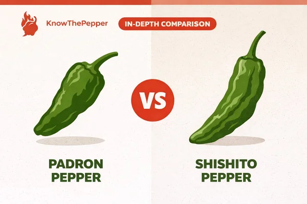Padrón Pepper vs Shishito Pepper: Key Differences Explained