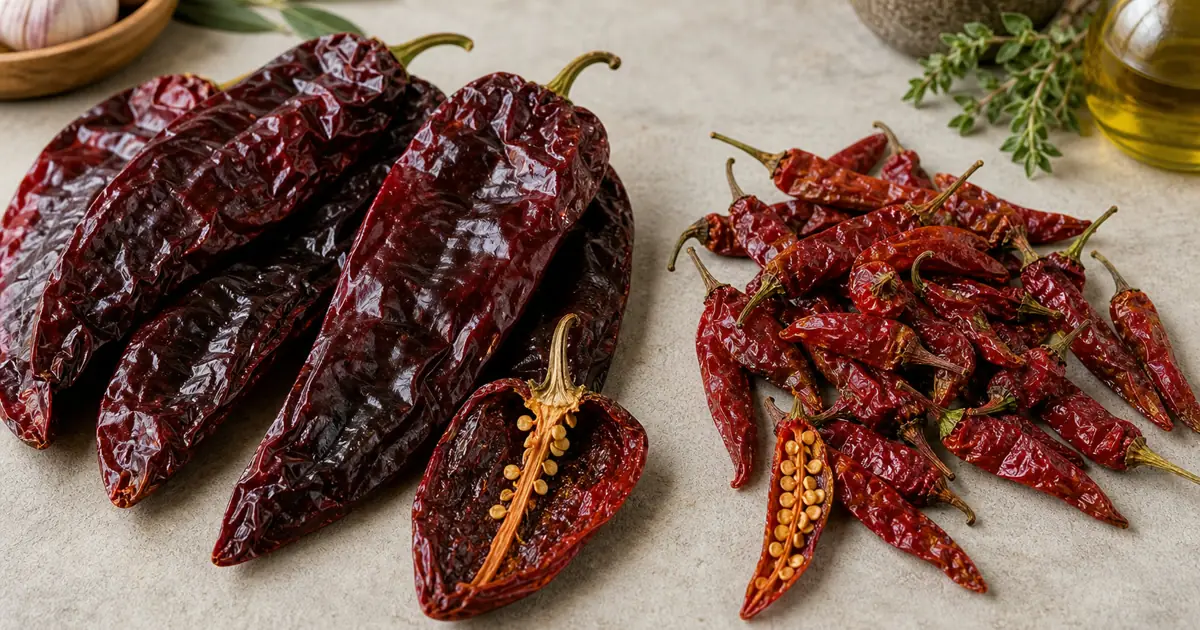 Peperone di Senise vs Calabrian Chili comparison