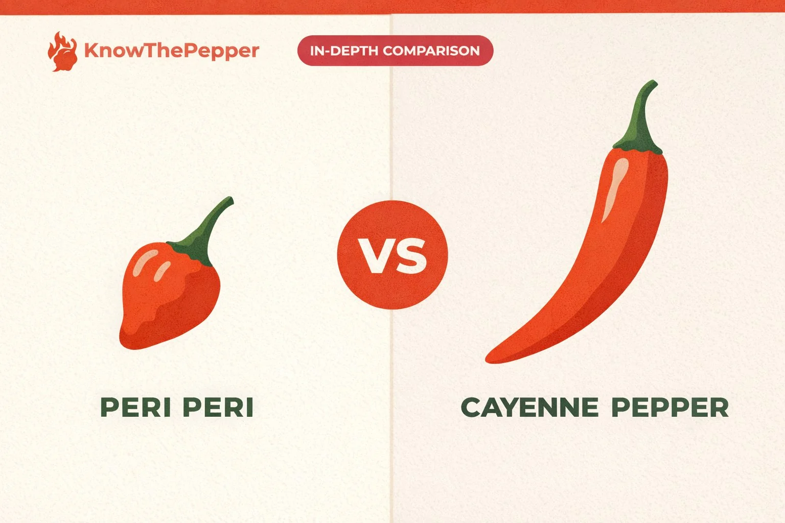 Peri Peri vs Cayenne Pepper comparison