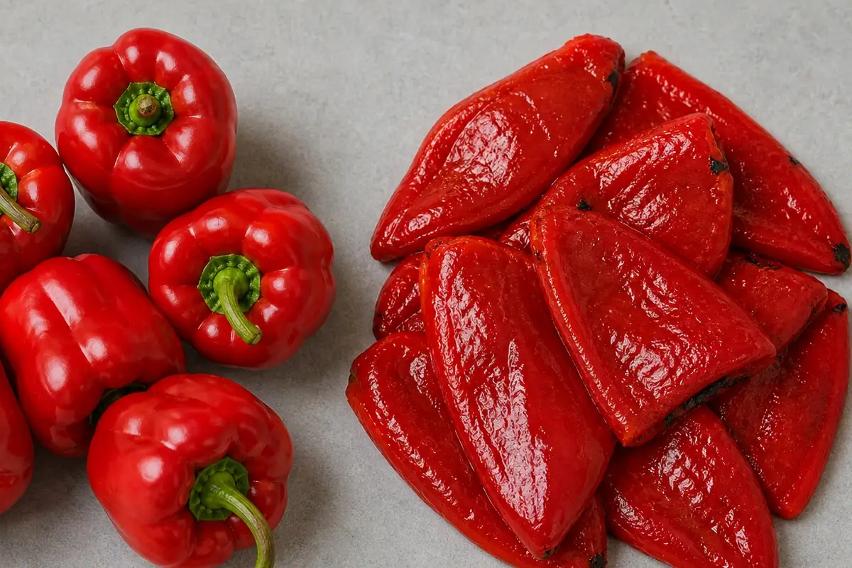 Additional Pimento Pepper and Piquillo Pepper comparison view