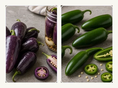 Purple Jalapeno vs Jalapeno: Same Heat, Dark Skin