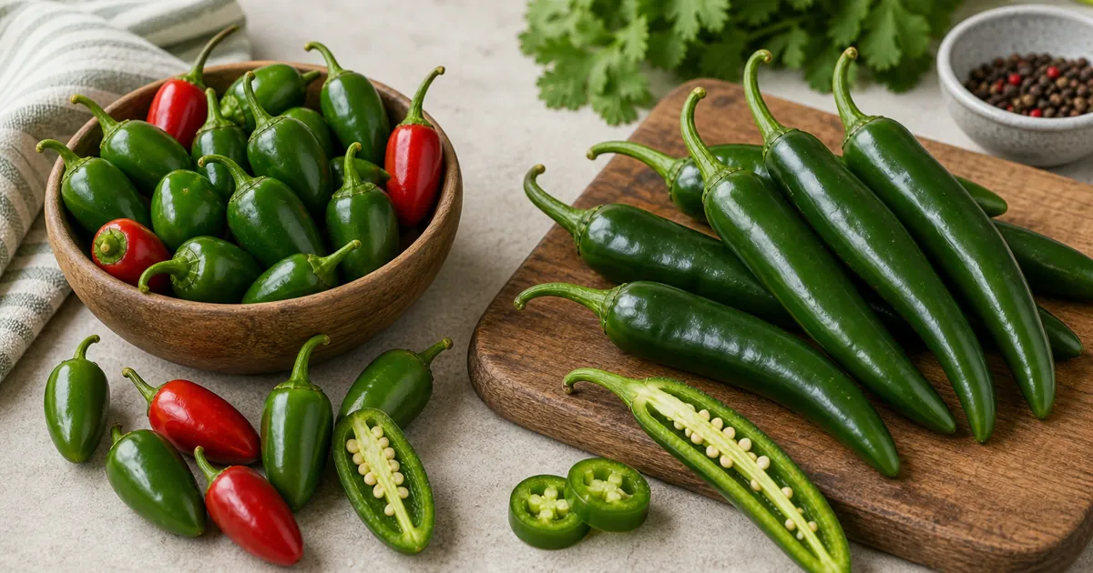 Sport Pepper vs Serrano Pepper comparison