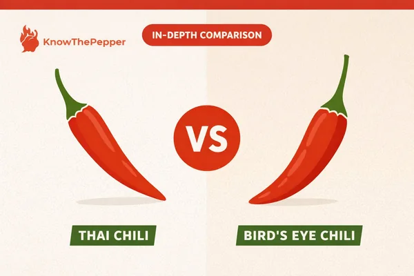 Thai Chili vs Bird's Eye: Key Differences Compared