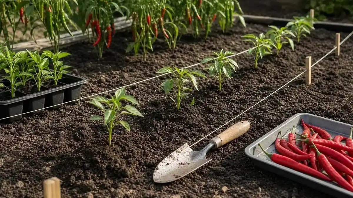 Cayenne Pepper Planting: Fast Hot Pepper Setup for Beds and Pots - visual guide and reference