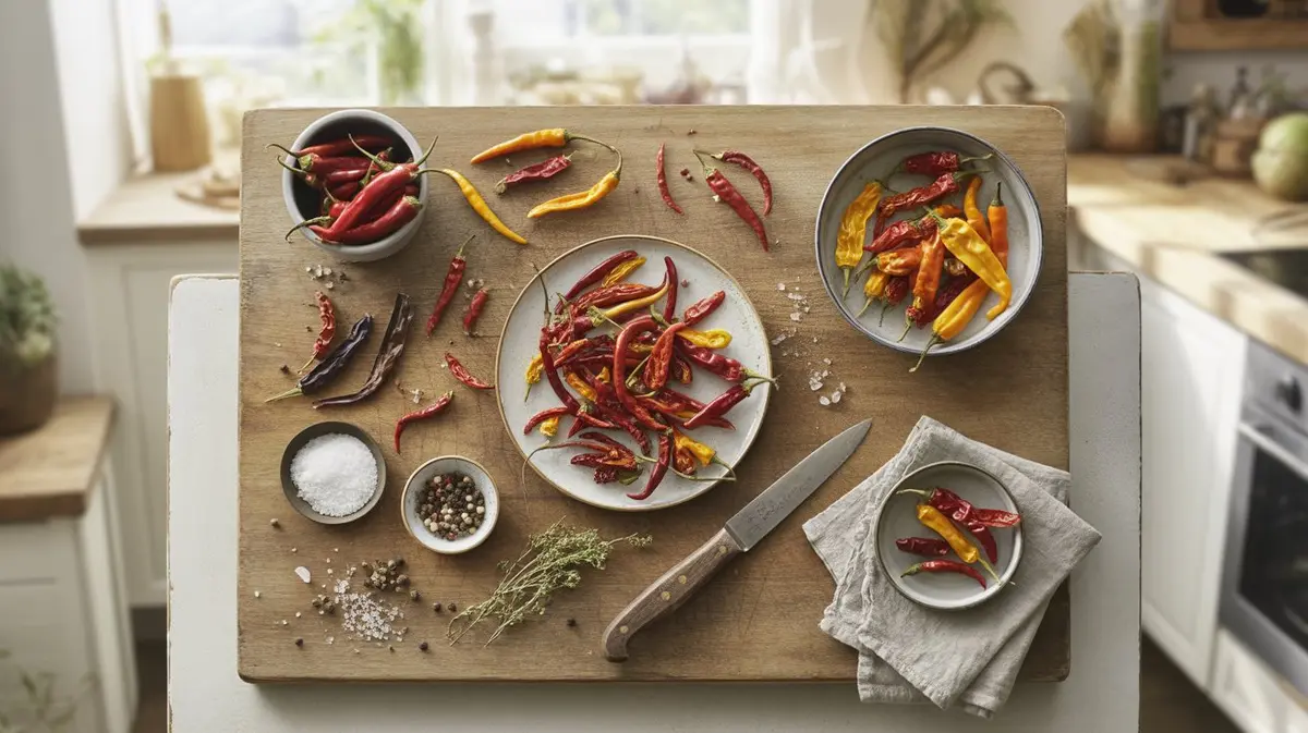 How to Dry Peppers at Home - visual guide and reference