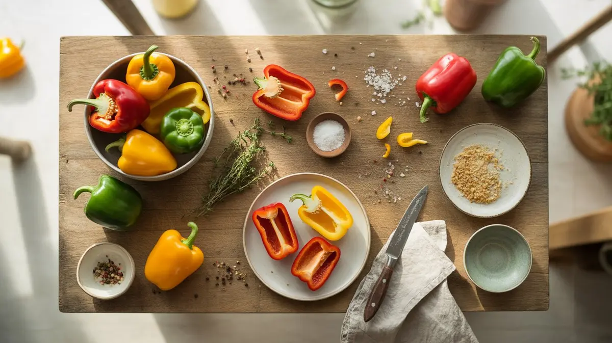 How to Freeze Peppers - visual guide and reference