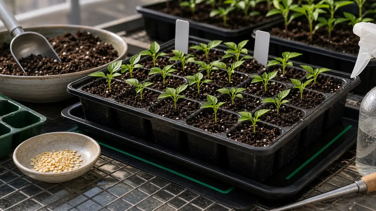 How to Grow Peppers from Seed - visual guide and reference