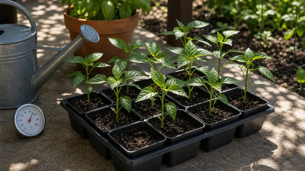 Hardening Off Pepper Plants Without Sunburn or Transplant Shock - visual guide and reference