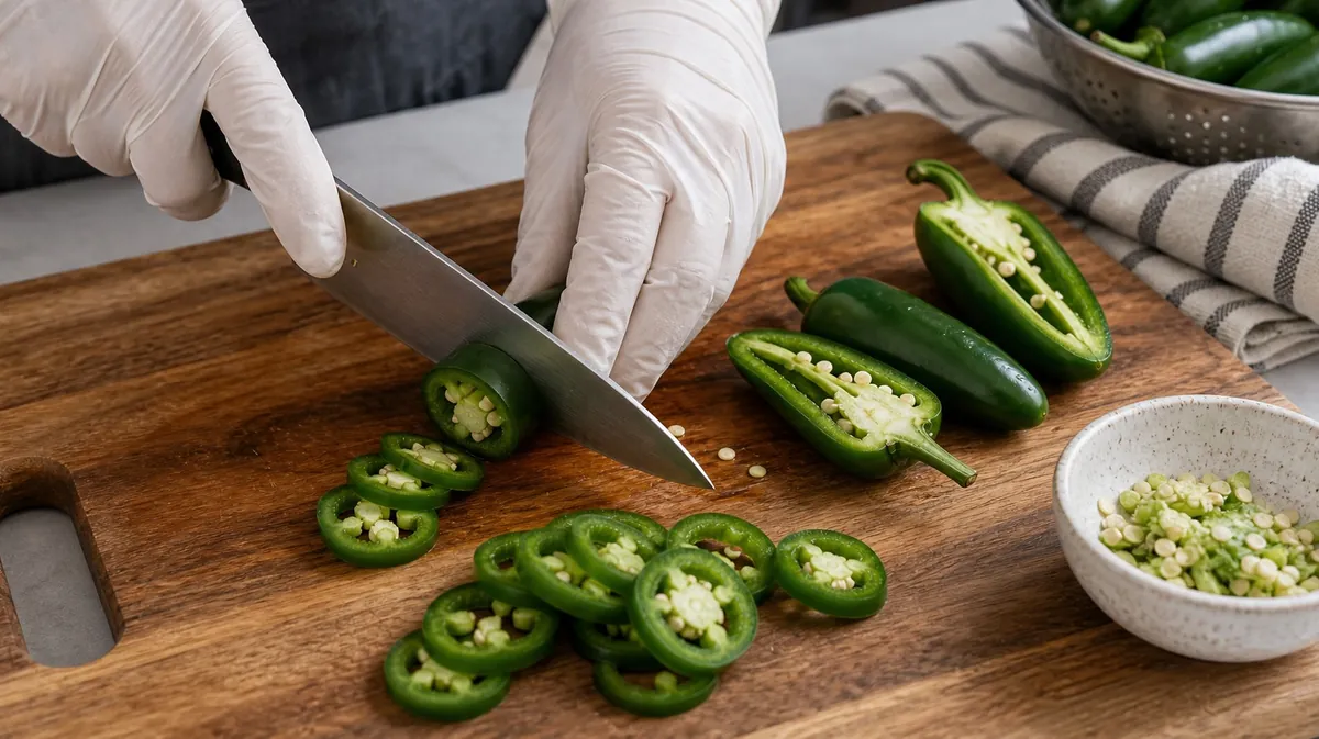 How to Cut Jalapenos Without Burning Your Hands - visual guide and reference
