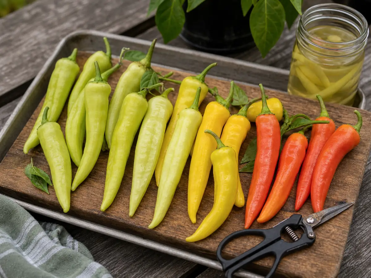 How to Grow Banana Peppers for Crisp Yellow Pods - visual guide and reference
